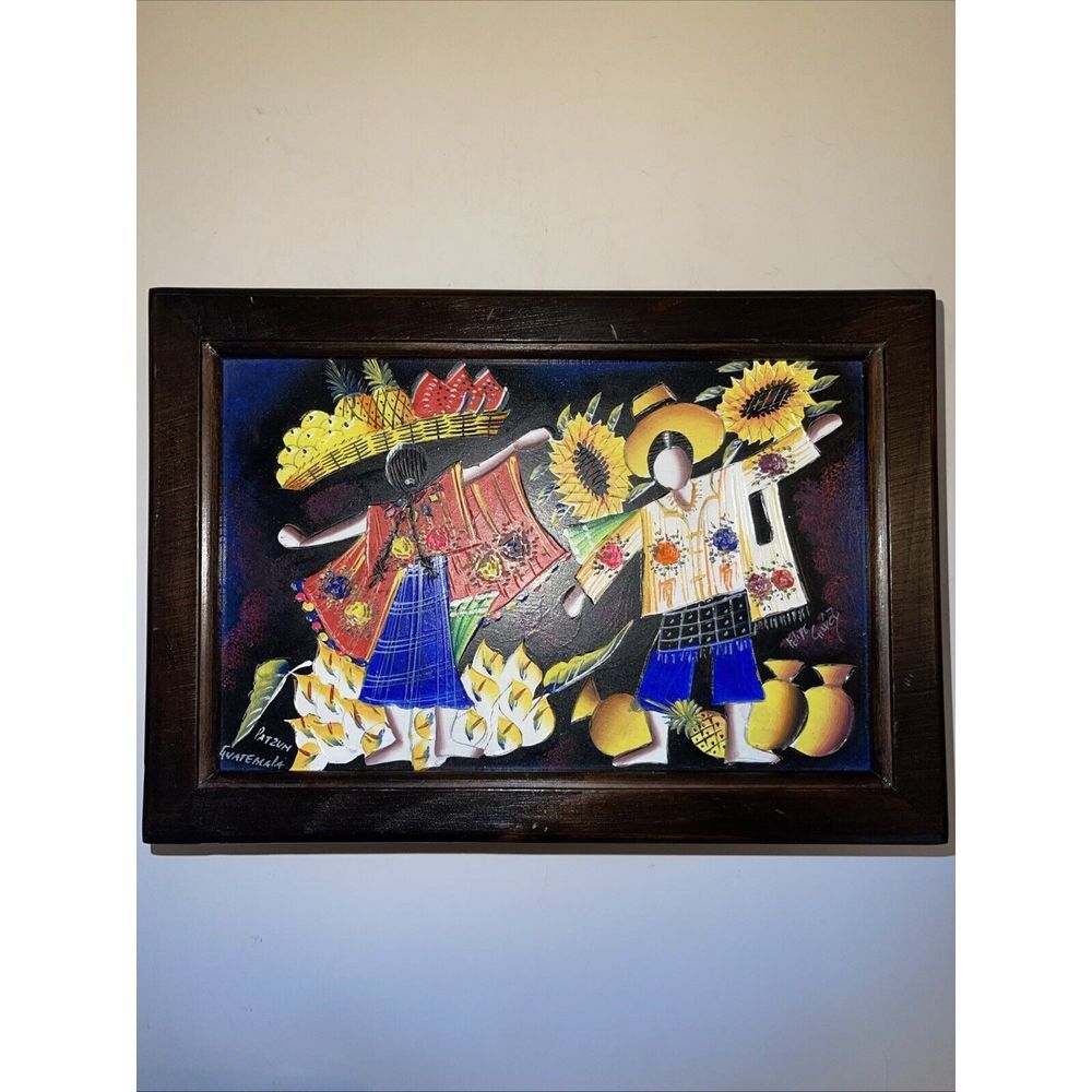 Felipe Chavez Wooden, Handpainted Jewelry Box